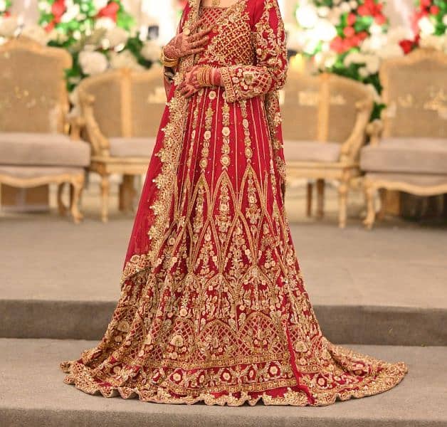 Red Bridal dress 1