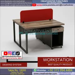 Office workstation table front desk chair meeting Furniture conference
