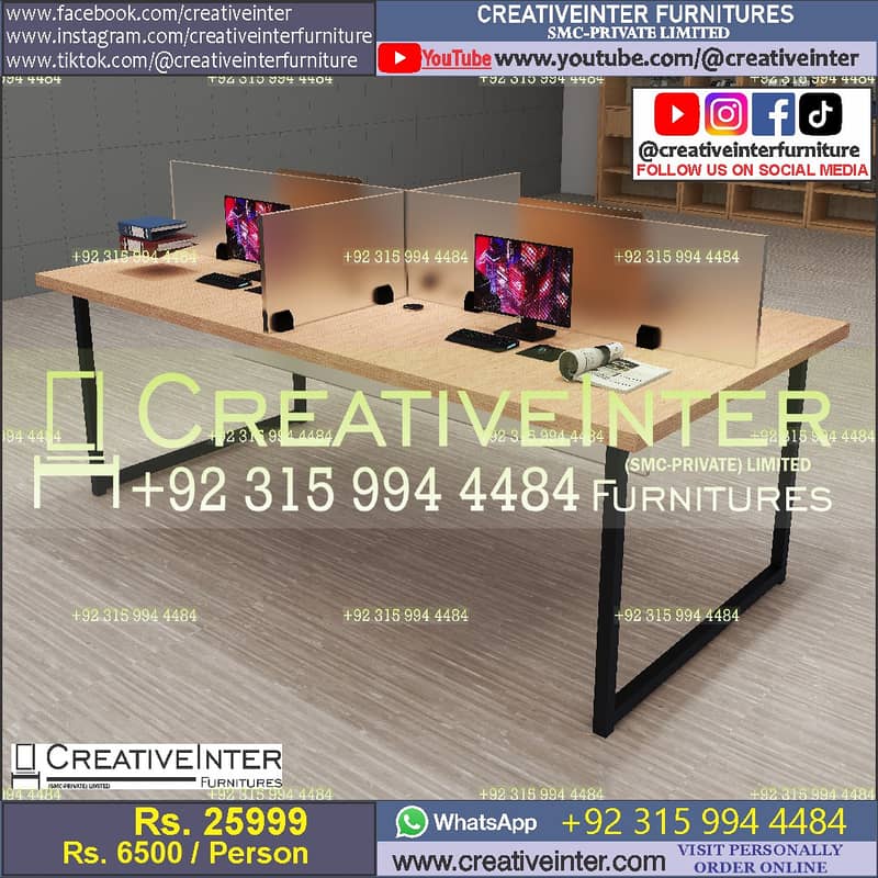 Office workstation table front desk chair meeting Furniture conference 10