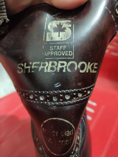 VTG Sherbrooke Approved  Armor Clad Cut Proof Skates 10 Canada Maden 10