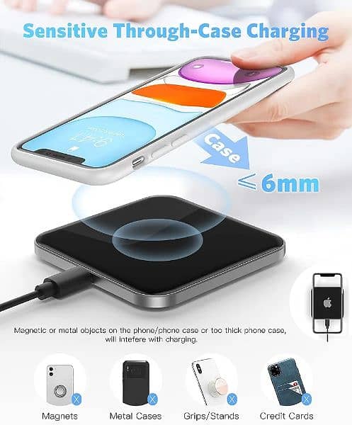 AGPTEK 15W FAST WIRELESS CHARGER 3