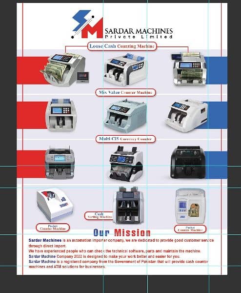 cash counting machines SM2100D2 with fake note detection easily count 15