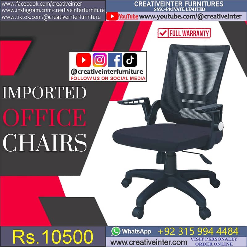 Office chair table CEO Executive Mesh Desk Staff Visitor Sofa Manager 4