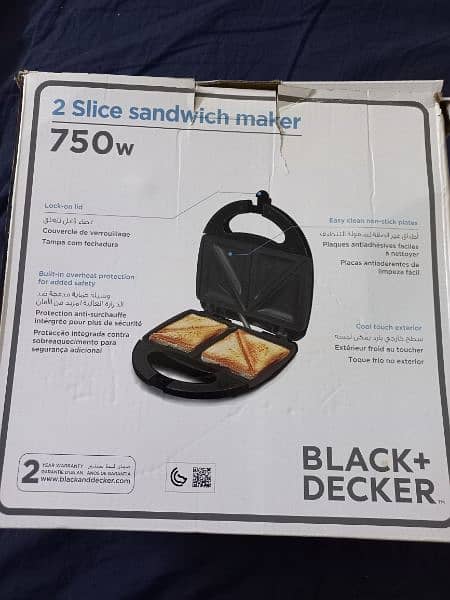 black and decker sandwich maker 2