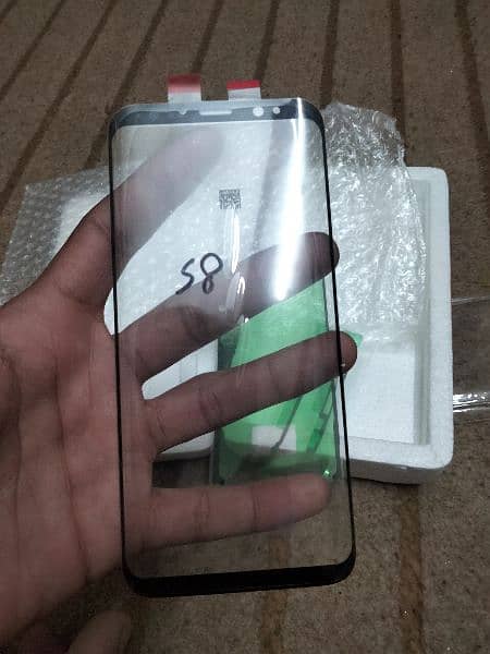 Samsung S8 front touch glass with waterproof seals. 100% genuine. 0