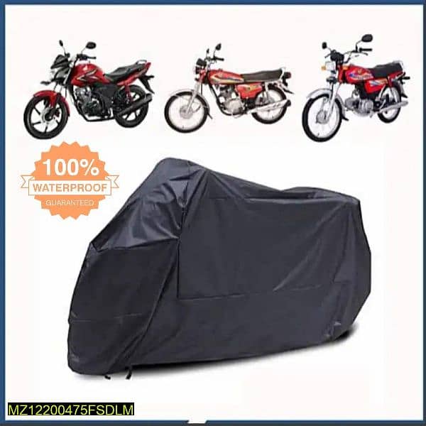 Anti-Slip Waterproof Parachute Motor Bike Seat Cover (Free Delivery) 0