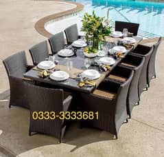 Rattan Dining Chairs Outdoor Cafe Furniture