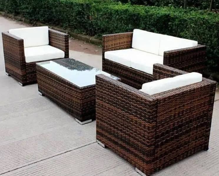 Rattan Dining Chairs Outdoor Cafe Furniture 8