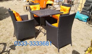 Rattan Dining Chairs Outdoor Cafe Furniture