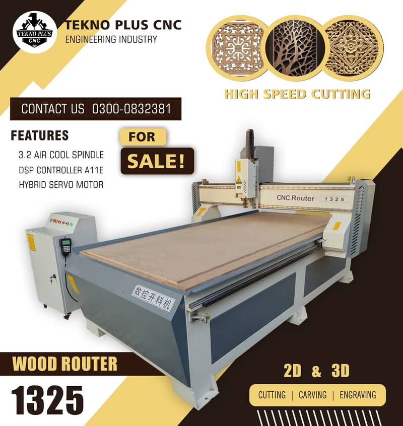 Wood Machine CNC Router  For Sale (cutting,carving ,engraving) 2