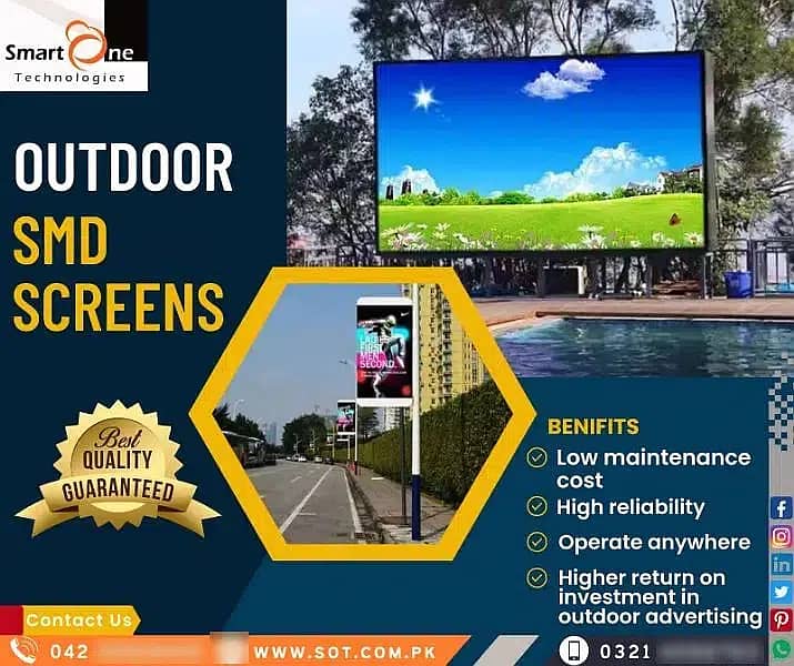 LED/SMD Screens for Outdoor in peshawar 0