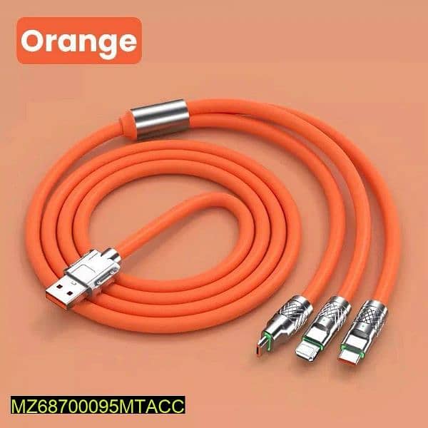 3 in 1 Fast Mobile charging cable Cash on delivery 1