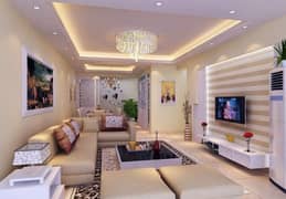 ceiling work and gypsum ceiling and partition