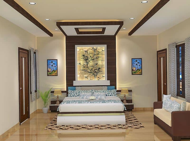 ceiling work and gypsum ceiling and partition 6