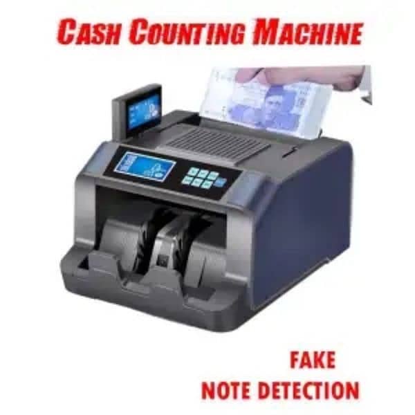 Cash currency note counting,mix value counting with fake note detect 15