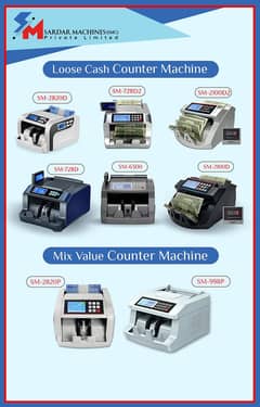 cash counting bill counting machines mix value counter in Pakistan