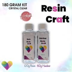 Epoxy Resin Art Imported Crystal Clear Kit(180gms) Ratio 1:2