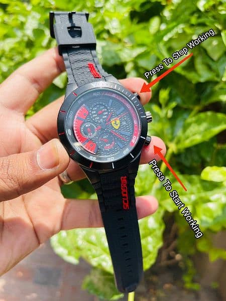 Ferrari chronograph working watch 0
