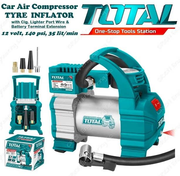 Total New Original Tire Inflator Air Compressor 0