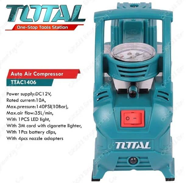 Total New Original Tire Inflator Air Compressor 3