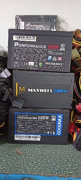 500w 80plus power supply branded 9