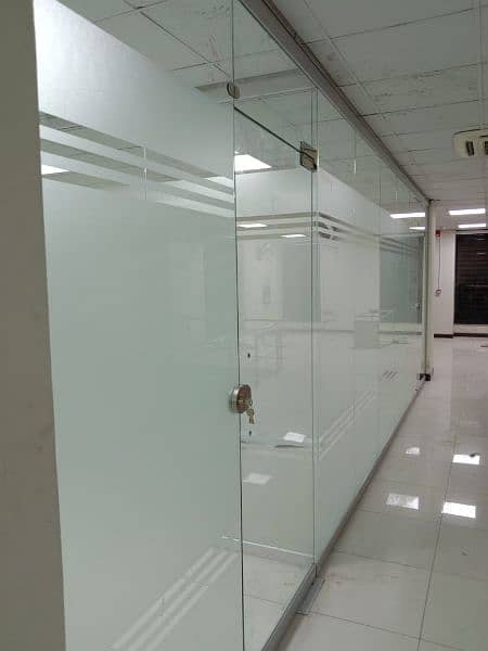 12mm Glass partition, Office Cabin , shower cabin 5