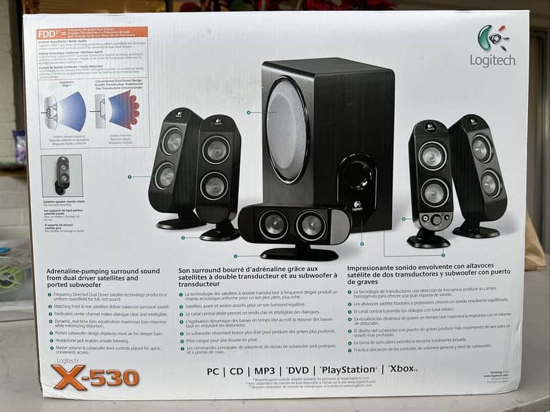 Speaker System (Sound System) Logitech X-530 5.1 9