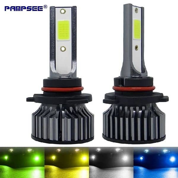 H4 Green LED lights 3