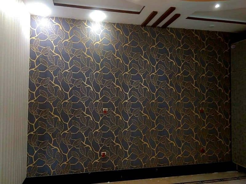 Pvc Wallpaper Wall panel Wpc panel. Blinds. Wooden Pvc Floor sheet. Grass 2
