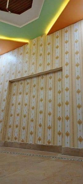 Pvc Wallpaper Wall panel Wpc panel. Blinds. Wooden Pvc Floor sheet. Grass 6