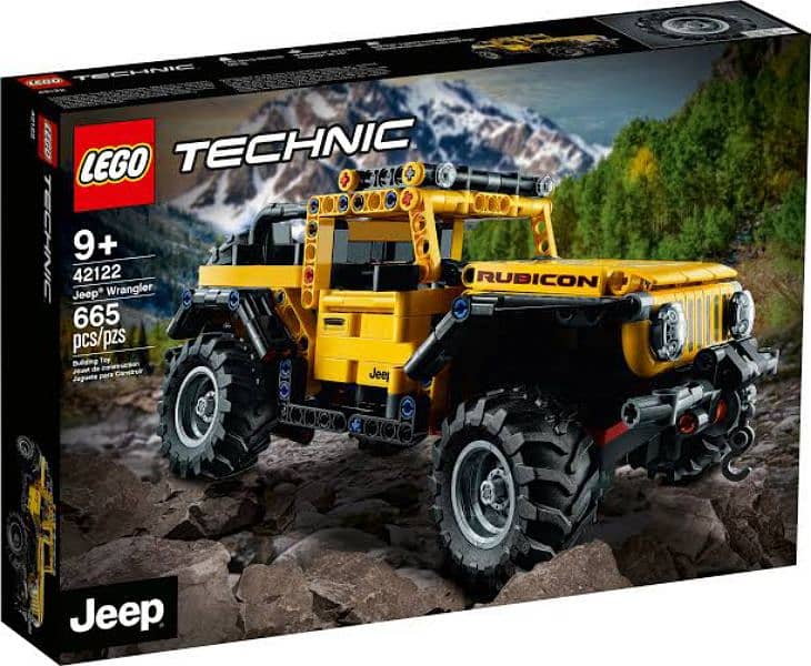 LEGO Technic Jeep Wrangler 4x4 Toy Car 42122 Model Building Kit 1