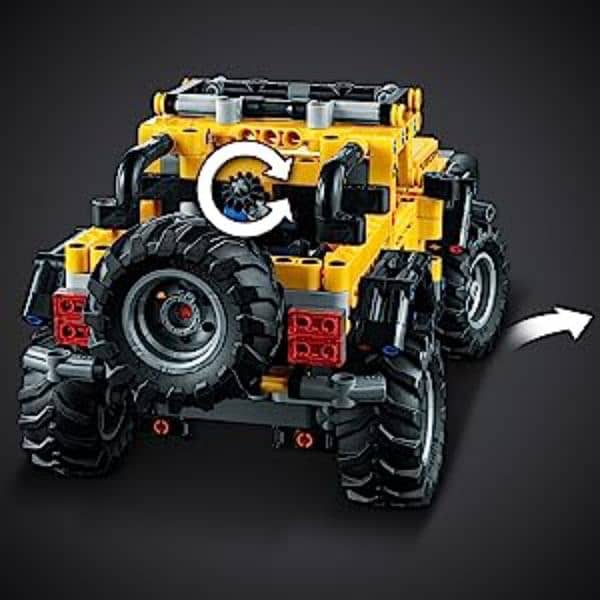 LEGO Technic Jeep Wrangler 4x4 Toy Car 42122 Model Building Kit 2