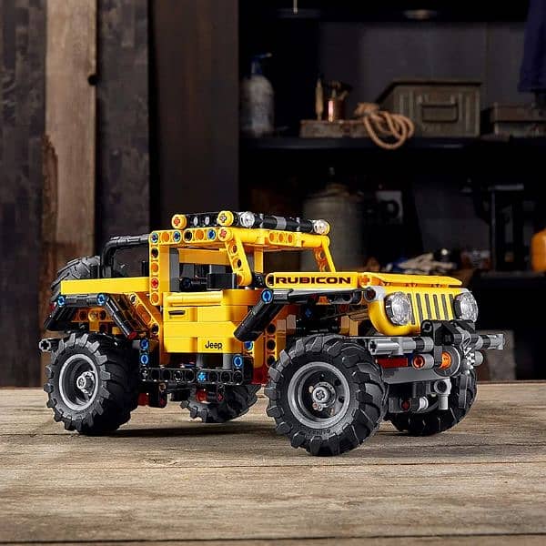 LEGO Technic Jeep Wrangler 4x4 Toy Car 42122 Model Building Kit 5