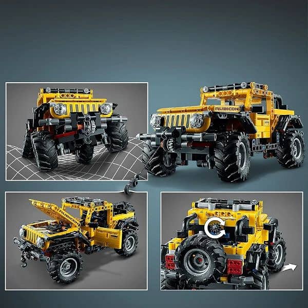 LEGO Technic Jeep Wrangler 4x4 Toy Car 42122 Model Building Kit 7