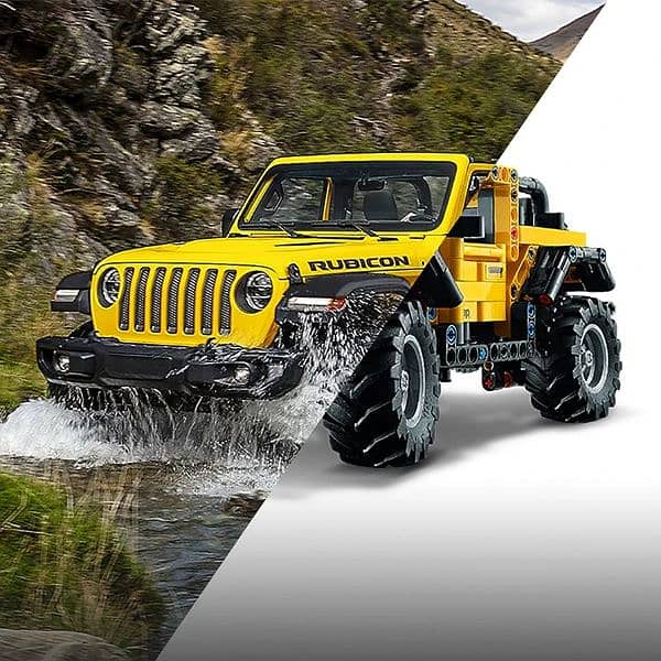 LEGO Technic Jeep Wrangler 4x4 Toy Car 42122 Model Building Kit 8