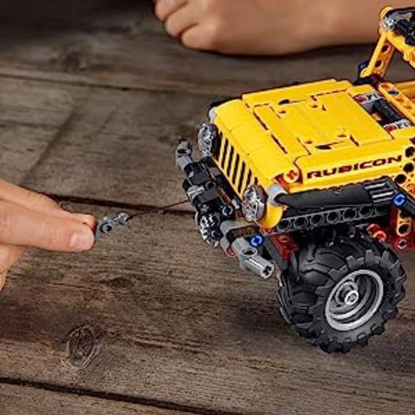 LEGO Technic Jeep Wrangler 4x4 Toy Car 42122 Model Building Kit 11