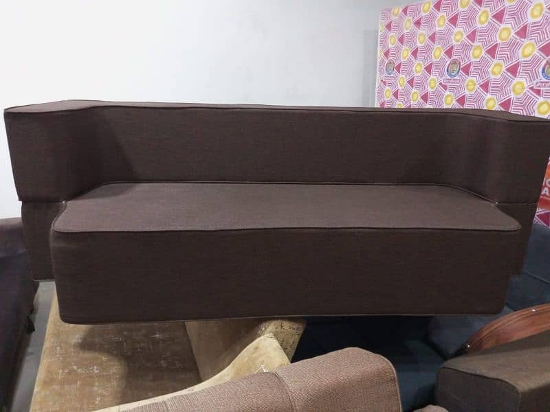 Single Sofa cum bed | Sofa | L-shape corner | 3
