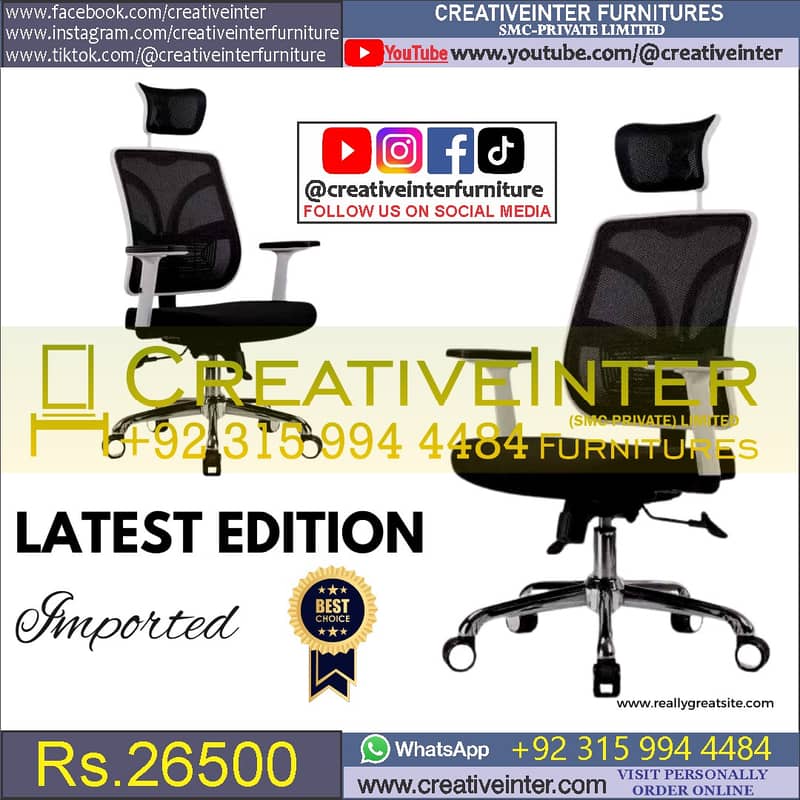 Office chair table workstation laptop computer working desk study home 8