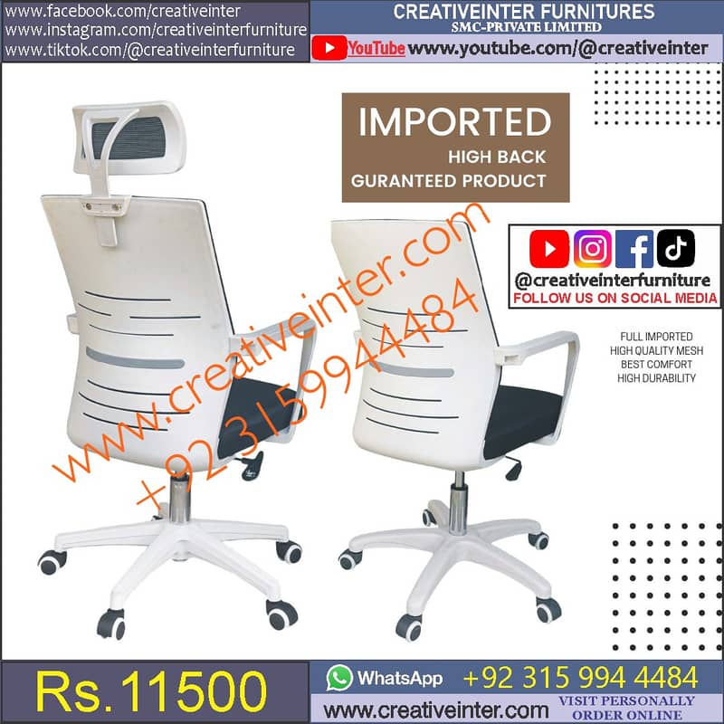 Office chair table workstation laptop computer working desk study home 18