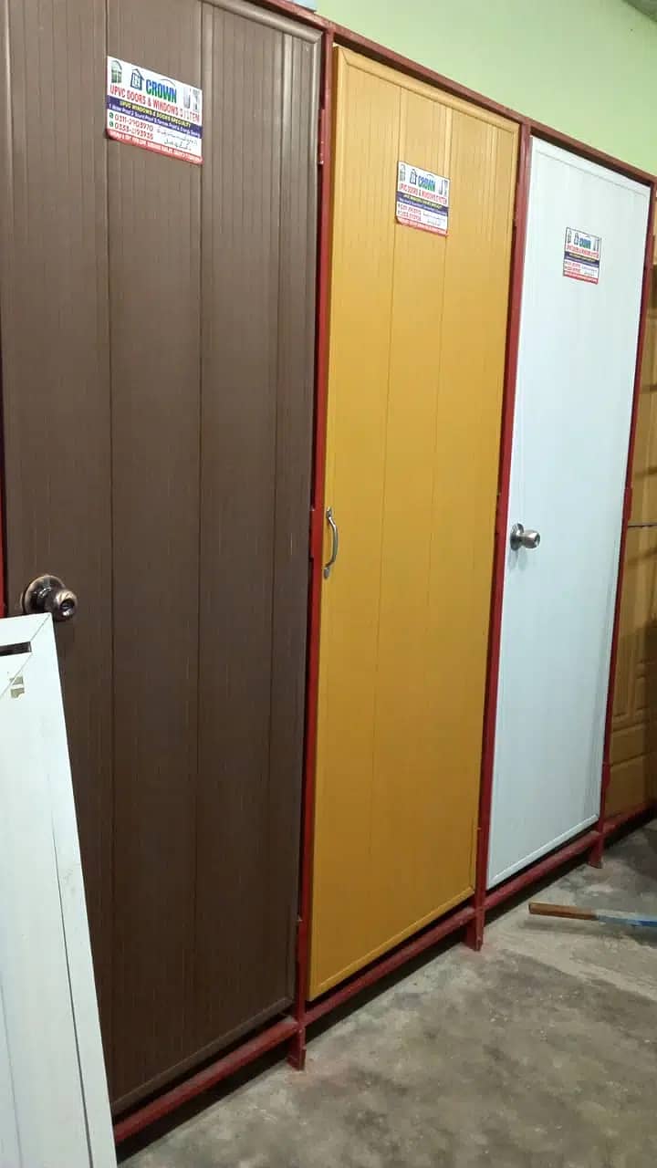 solid doors/bathroom doors/PVC window/PVC Door/office doors in karachi 14