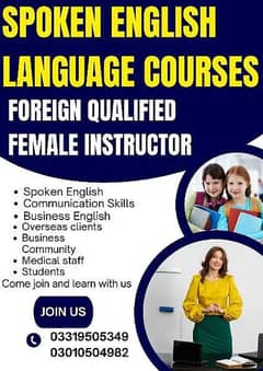 Spoken English Course/ Foreign Qualified Female Instructor