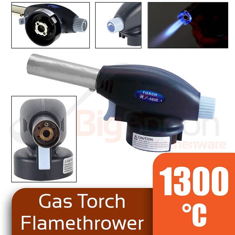 COOKING TORCH- JET TORCH FLAME GUN For(Melting, BBQ, & Other catering) 5