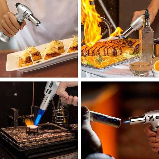 COOKING TORCH- JET TORCH FLAME GUN For(Melting, BBQ, & Other catering) 6