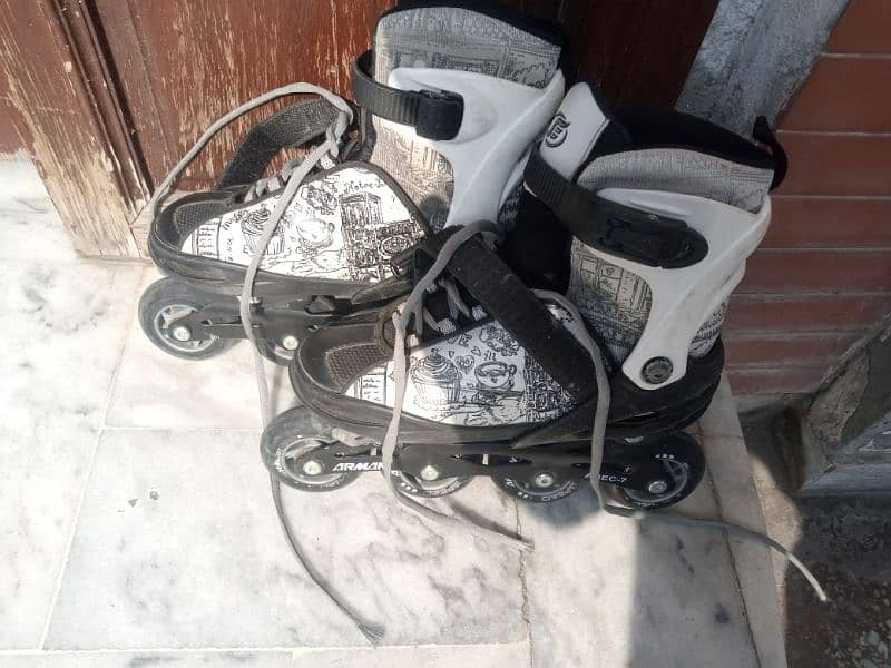 imported skating shoes adjustable 0
