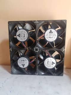 Set of 4 high speed dc fans available