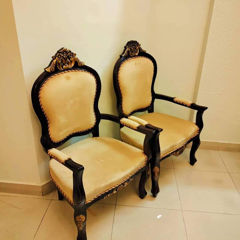 coffee chairs/room chairs/wooden sofa chairs/L shape sofa/dewan sofa 4