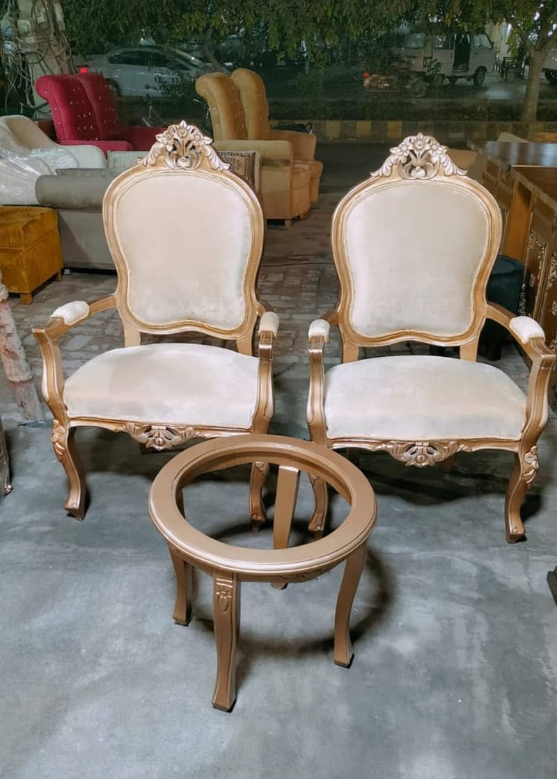 coffee chairs/room chairs/wooden sofa chairs/L shape sofa/dewan sofa 5