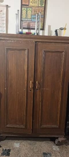 wood almari cabinet wardrobe