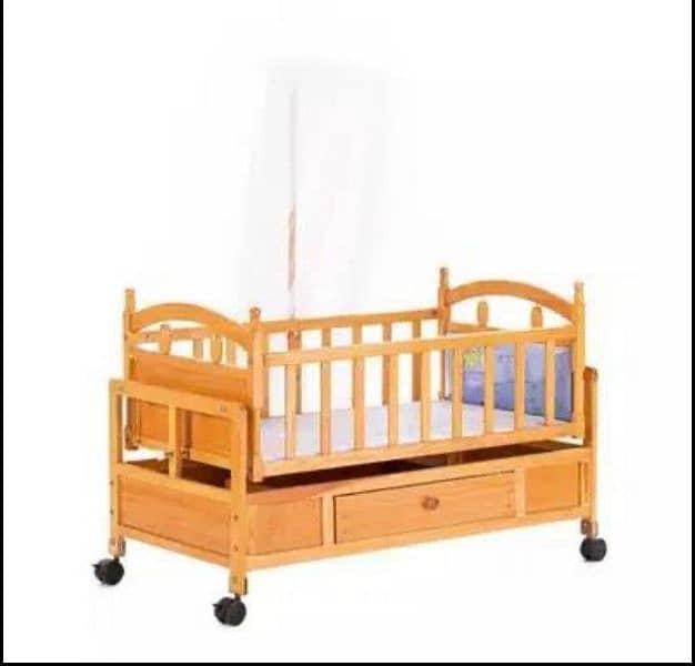 Baby Wooden Bed/Baby Crib 0