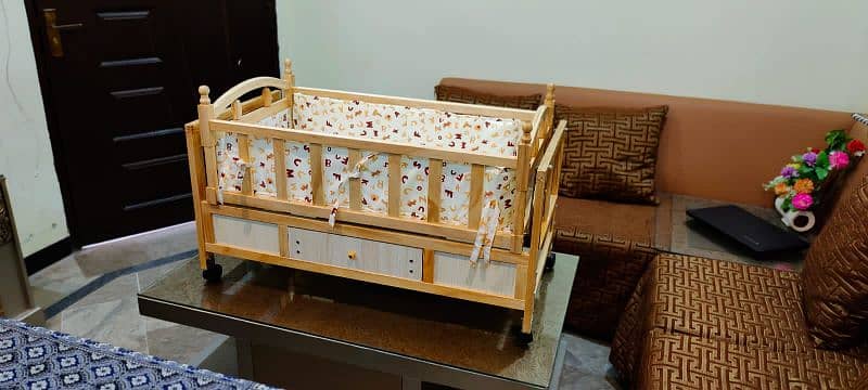 Baby Wooden Bed/Baby Crib 1